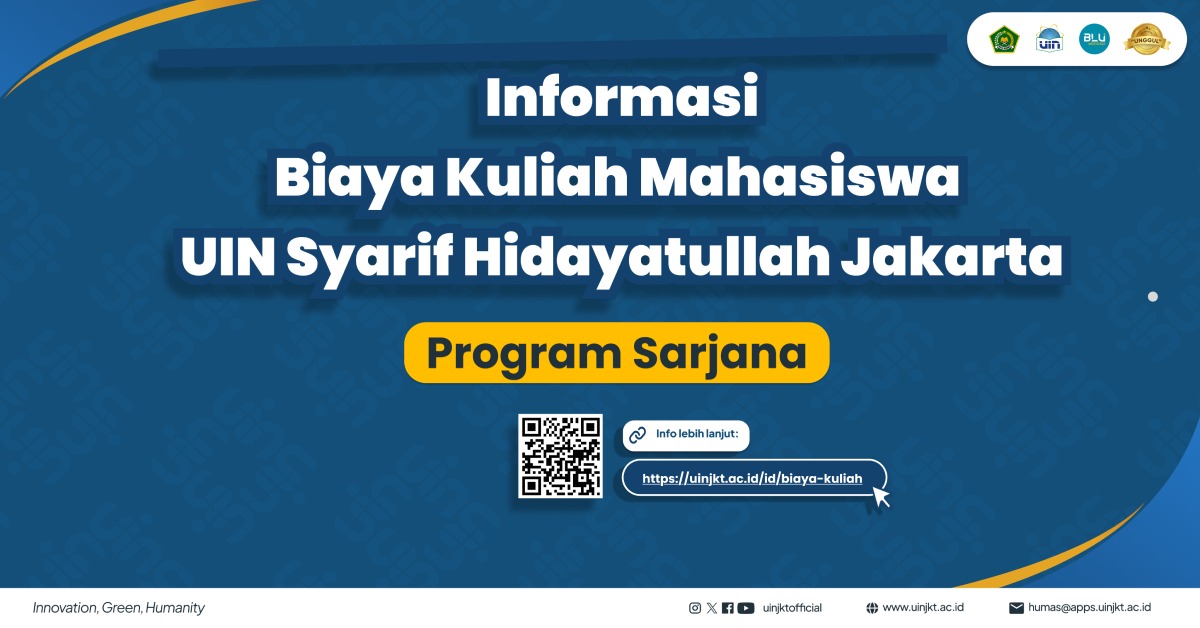 Informasi Biaya Kuliah Program Sarjana UIN Syarif Hidayatullah Jakarta 2025/2026
