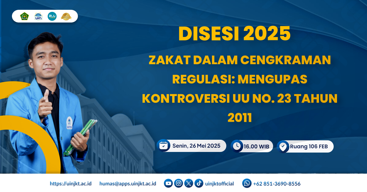 DISESI: "Zakat dalam Cengkraman Regulasi: Mengupas Kontroversi UU No. 23 Tahun 2011"